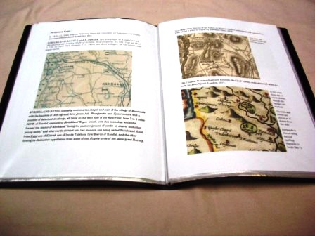 Photo of background information and maps from Family Tree Book